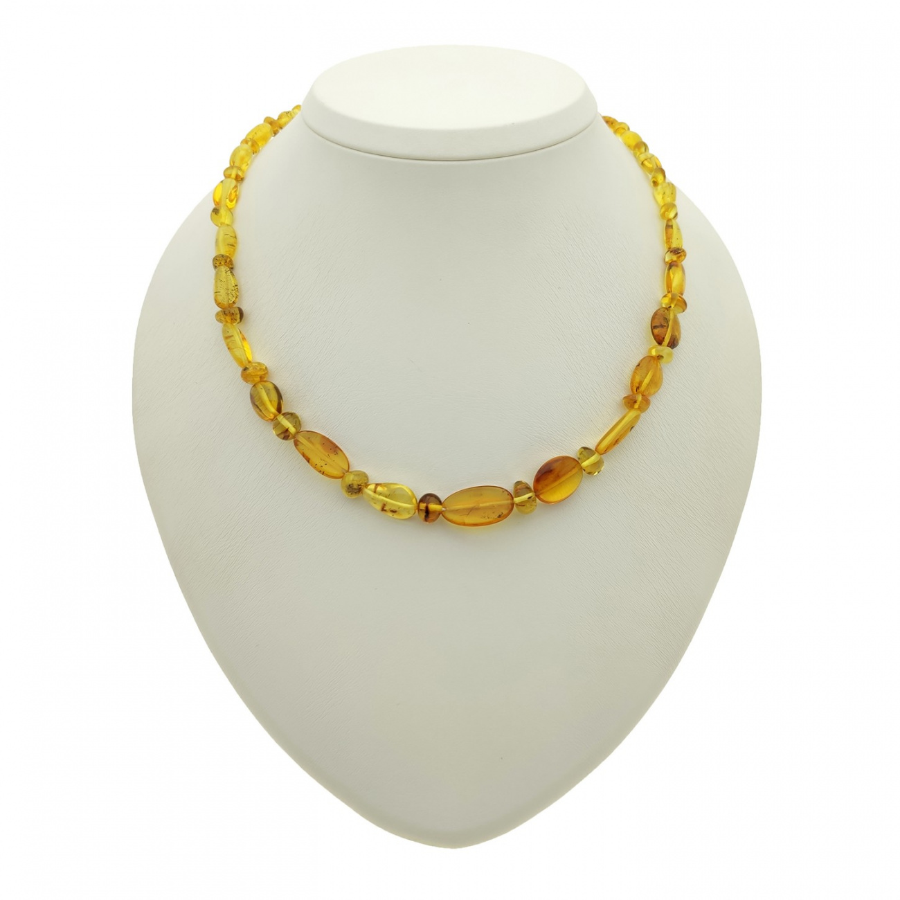 Бусы "Слива" из янтаря