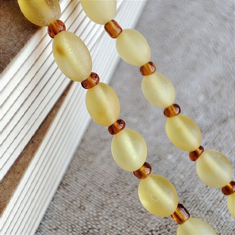 1,Шнурок для очков, янтарь