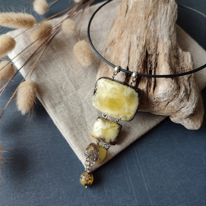 Колье "Хлоя" Янтарь