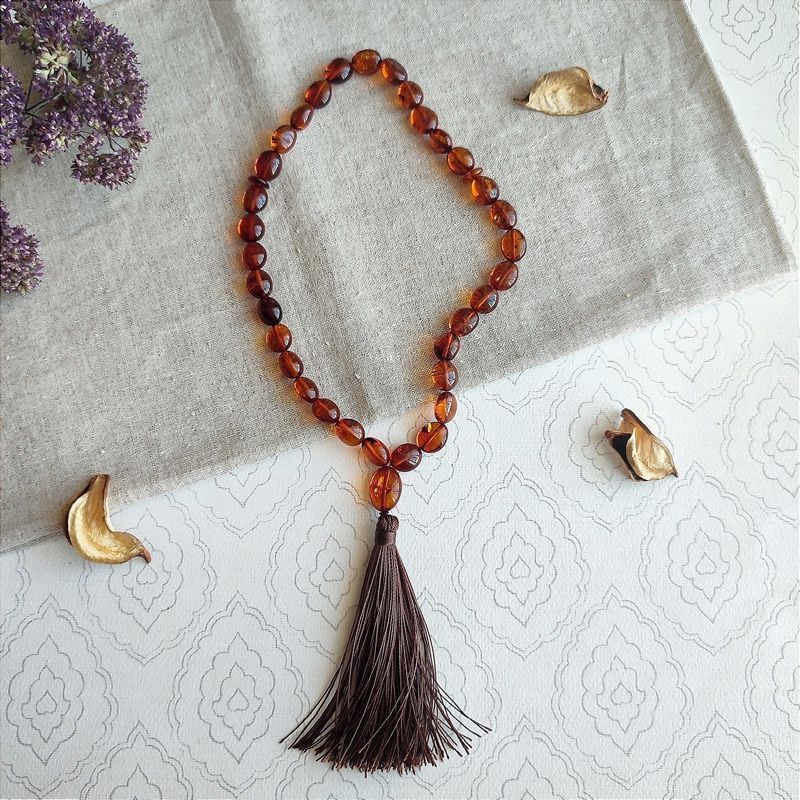 Четки мусульманские Янтарь