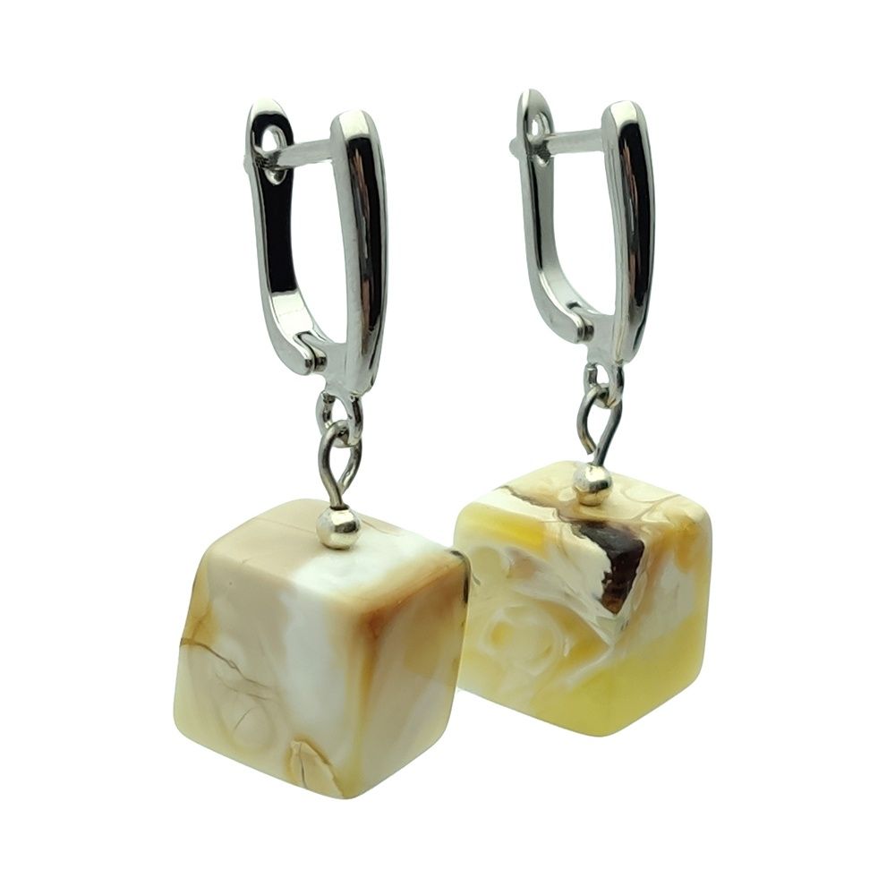 Серьги, Янтарь,ПСР