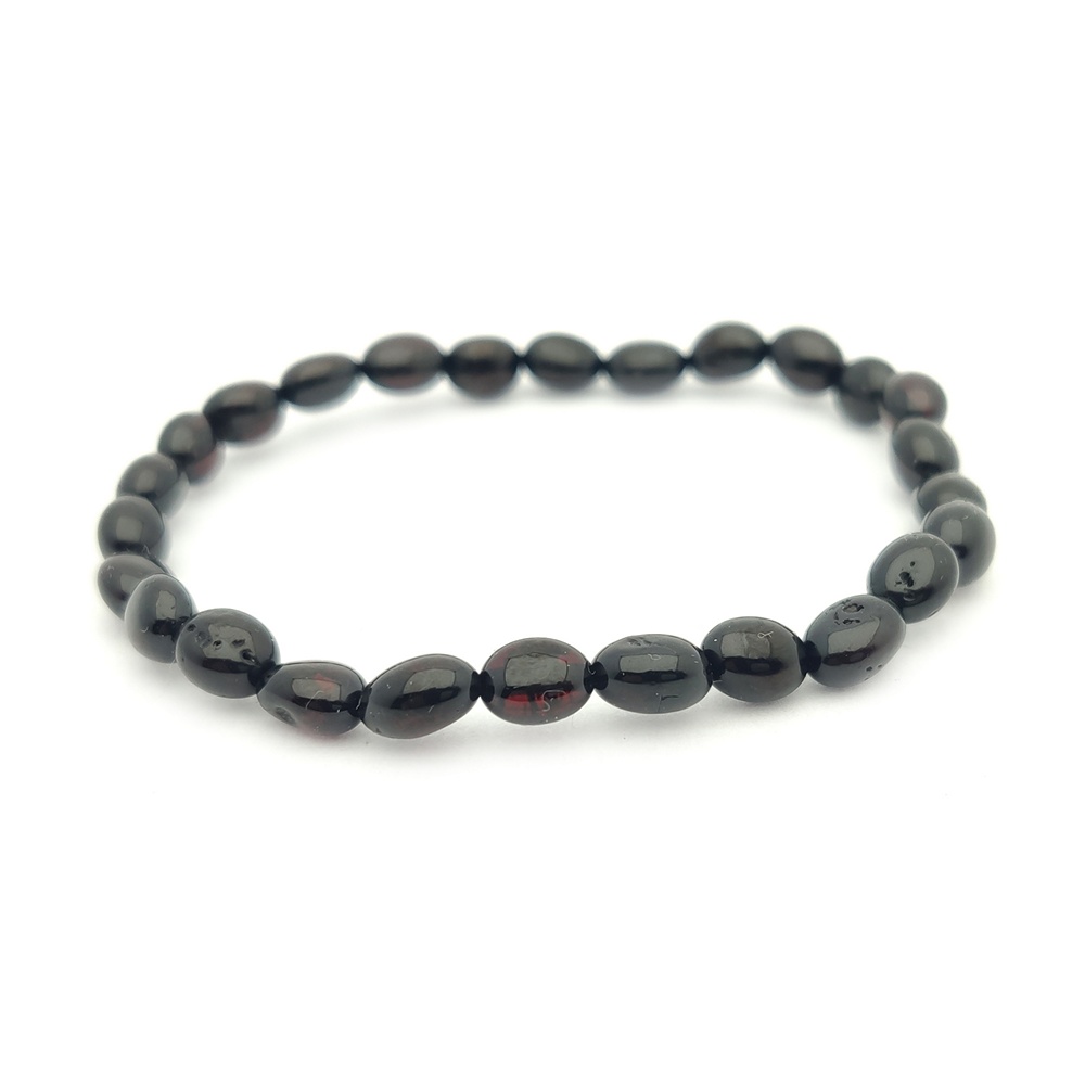 Браслет "Сливка" янтарь