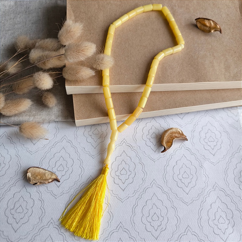 Четки мусульманские янтарь 9301100091 (4)