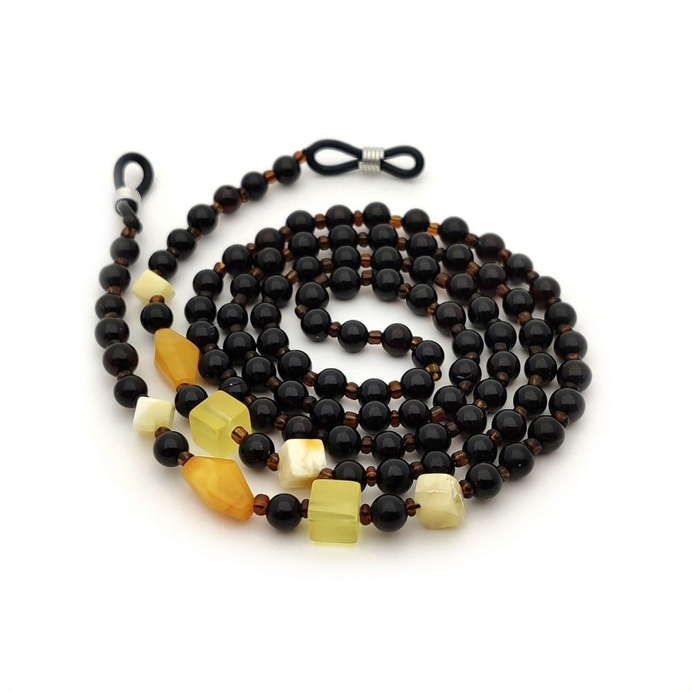 2,Шнурок для очков, янтарь