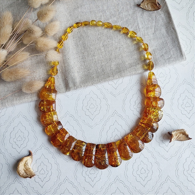 Колье Янтарь 7121009474 (1)