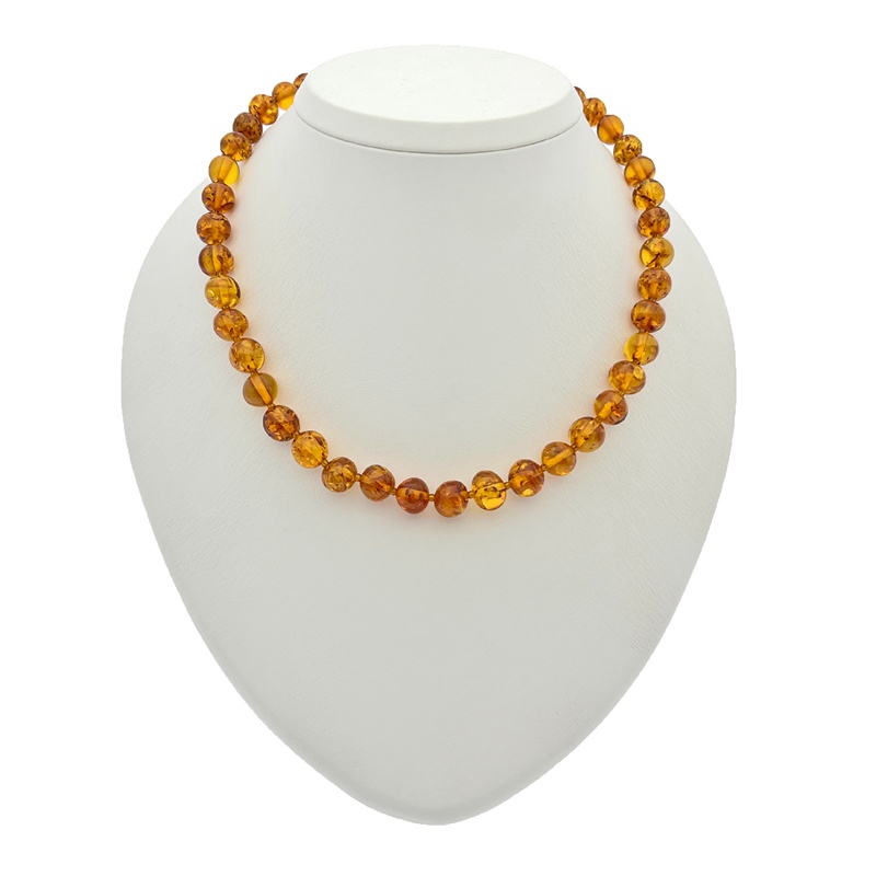 Бусы "Барок" янтарь
