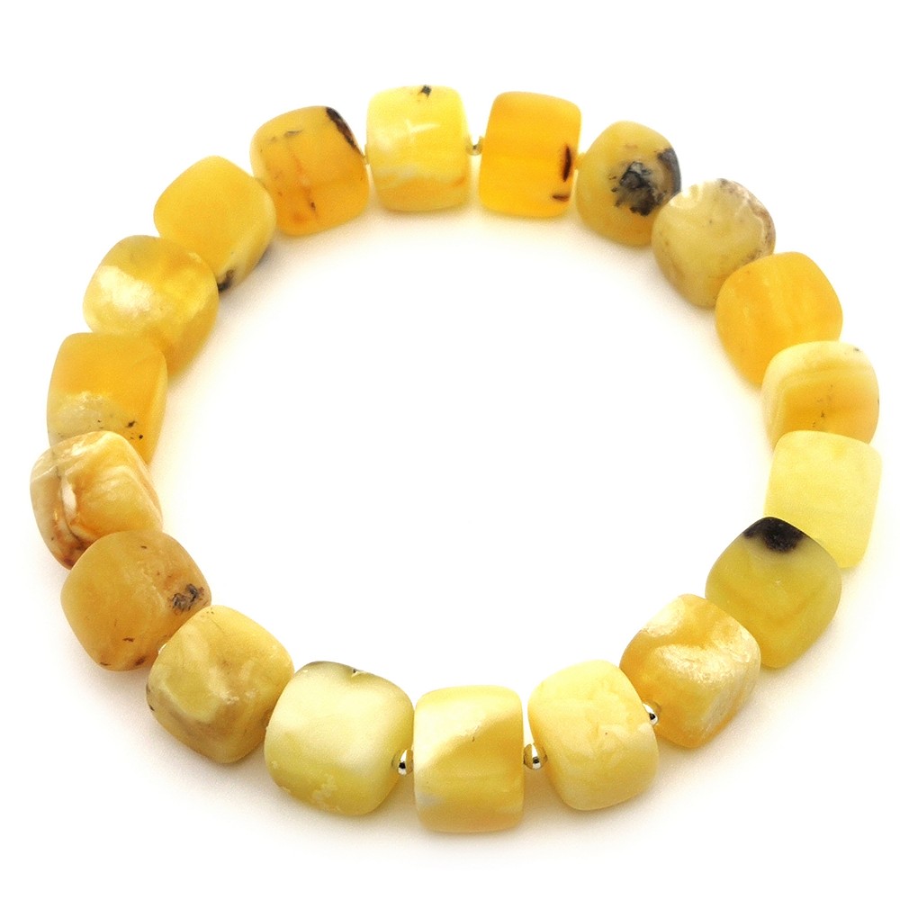 Браслет "Куб" янтарь