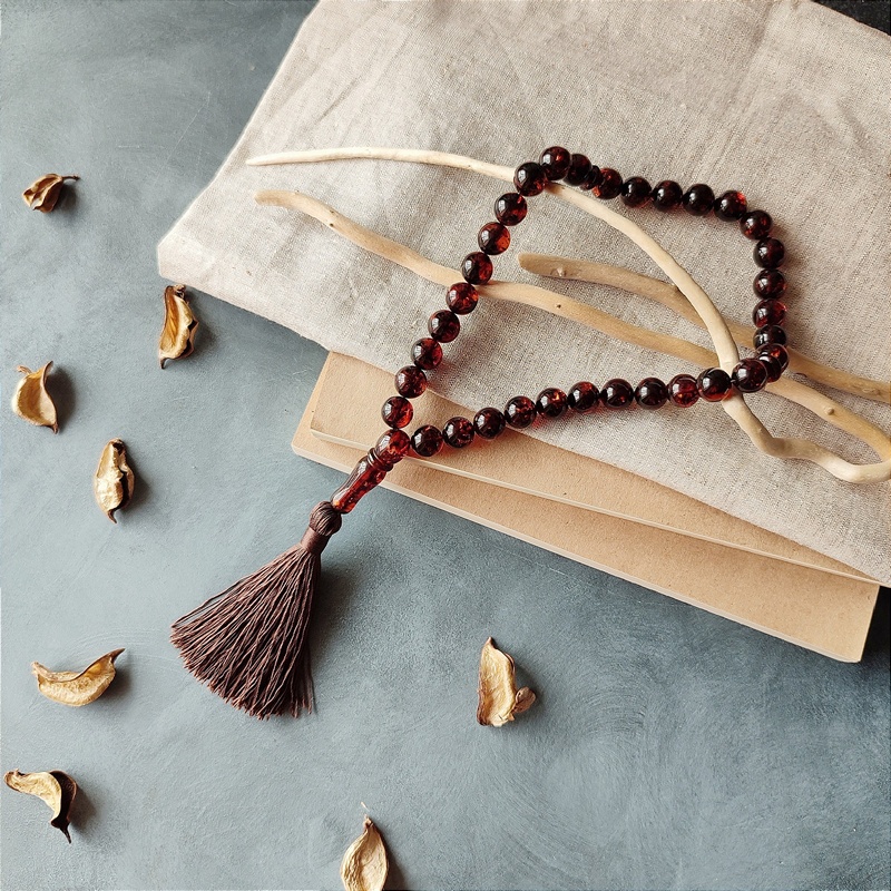 Четки мусульманские, Янтарный пресс