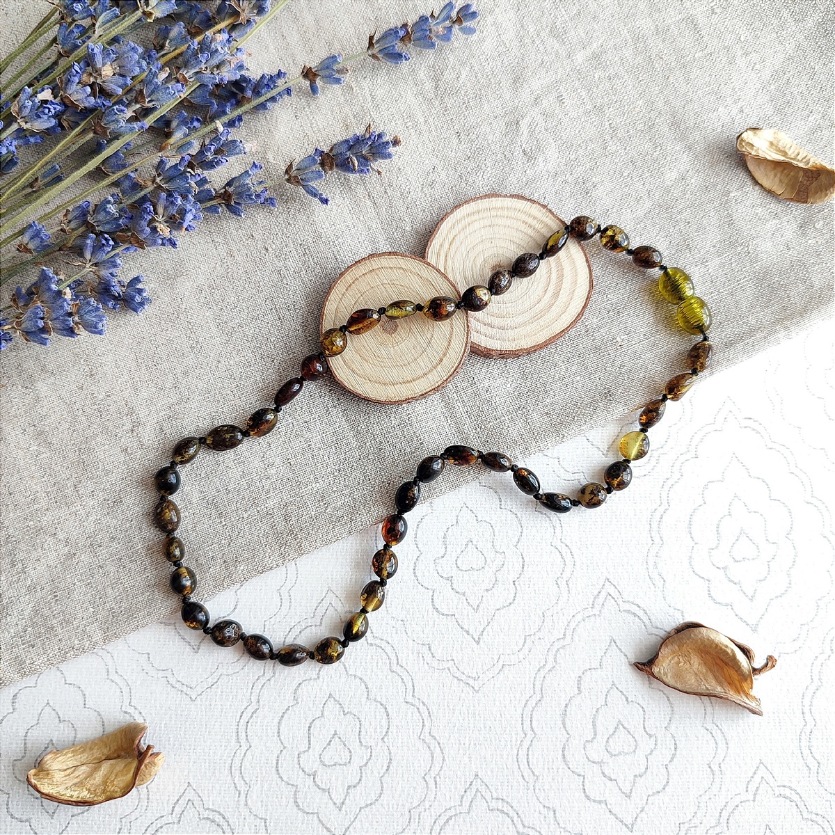 Бусы детские из янтаря 5213009935 (2)