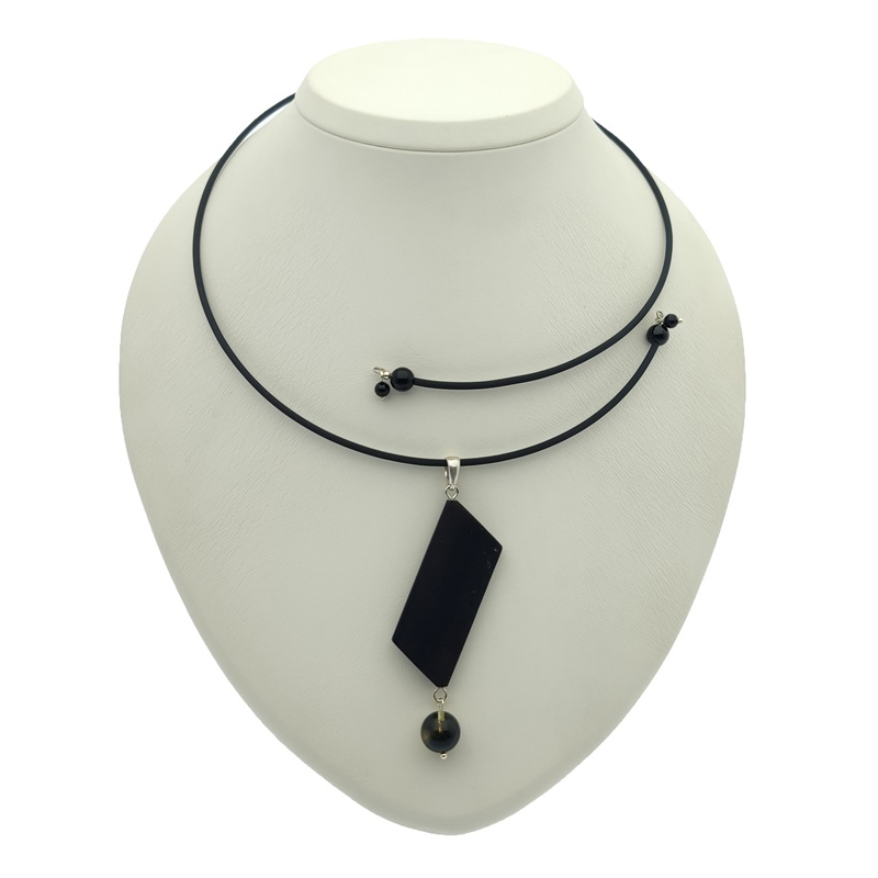 Колье "Геометрия" Янтарь