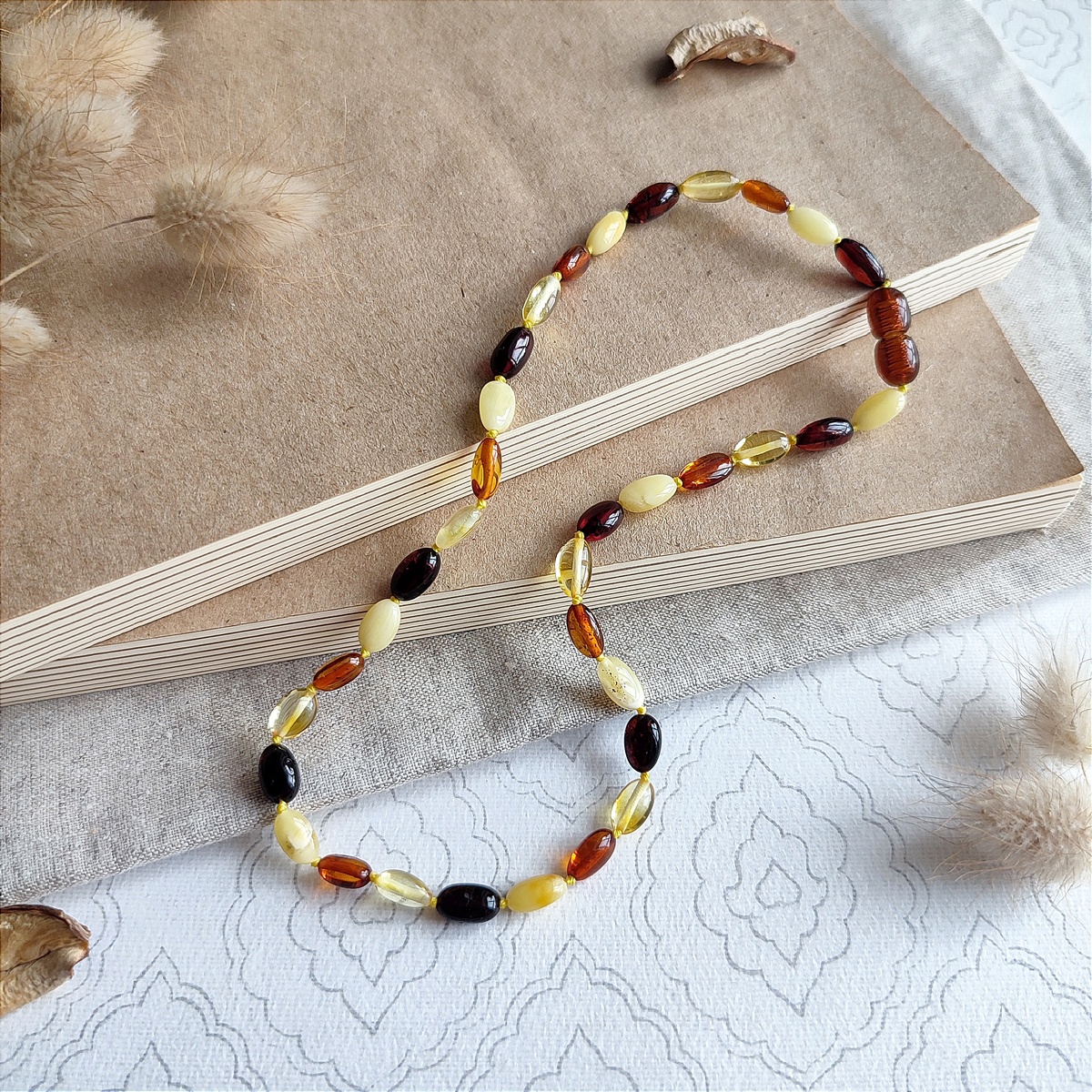Бусы детские из янтаря 550319932 (4)