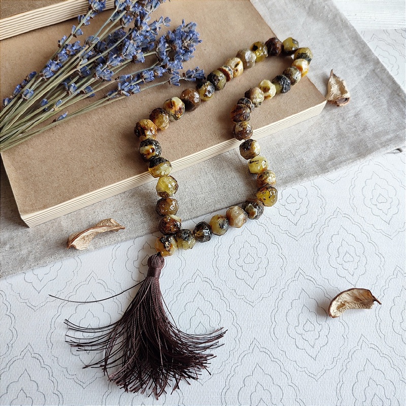 Четки мусульманские янтарь 9041100262 (4)