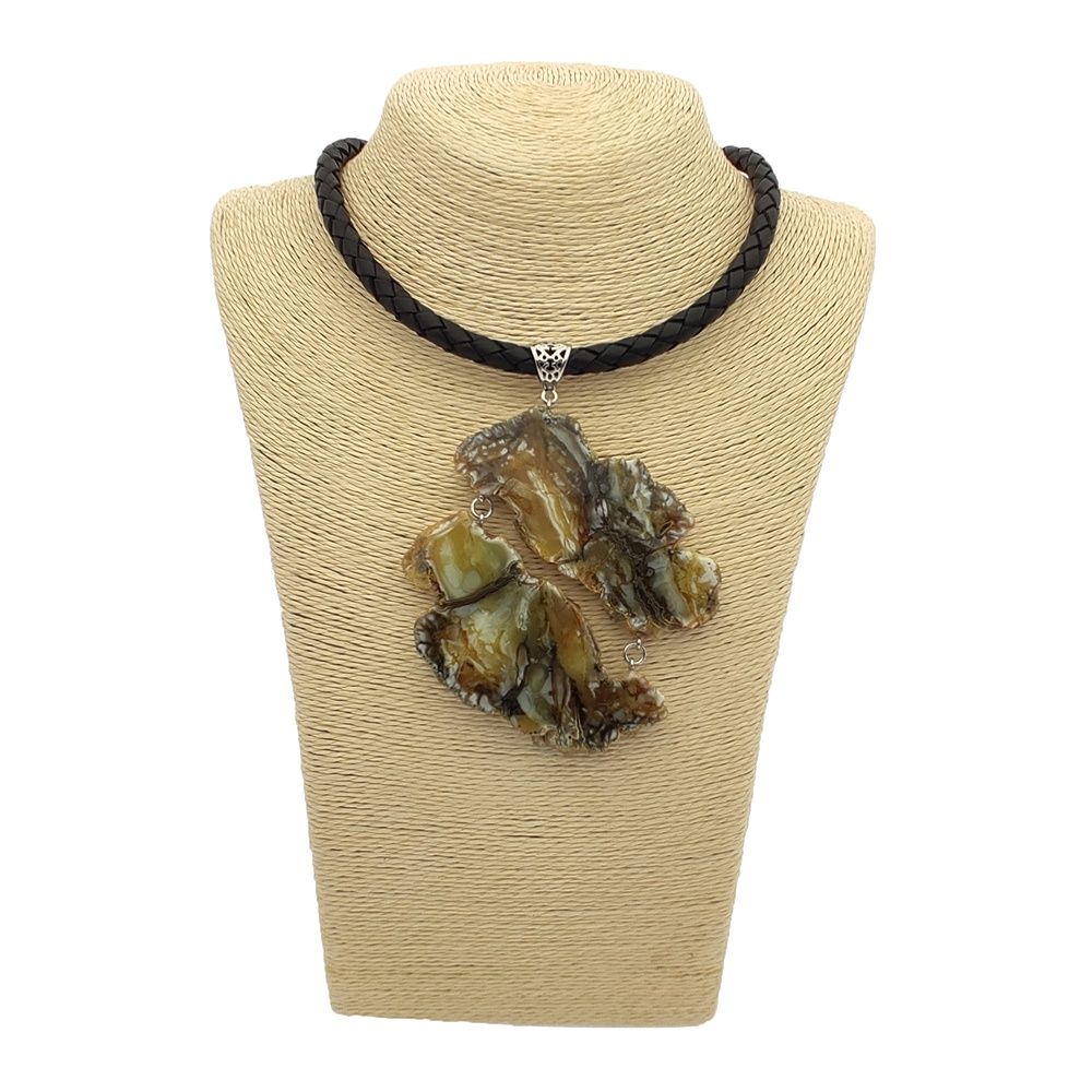 Колье авторское Янтарь