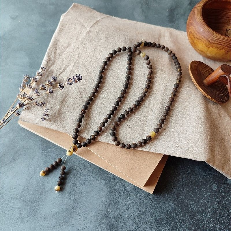 Четки будд. янтарь