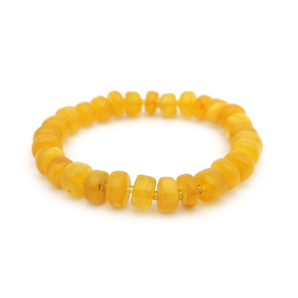 Браслет "Таблетка" янтарь