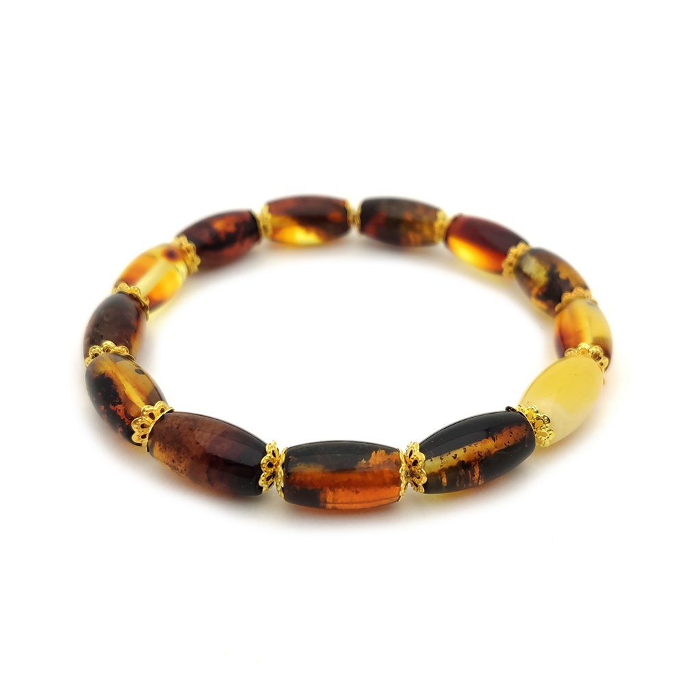 Браслет "Бочата" янтарь
