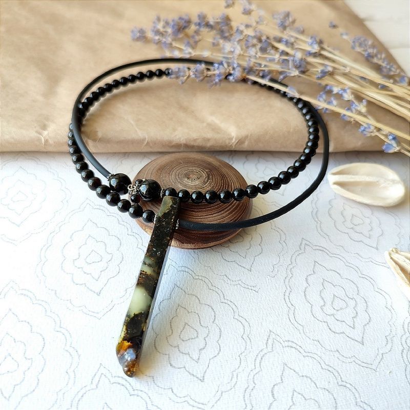 Колье "Италия" Янтарь