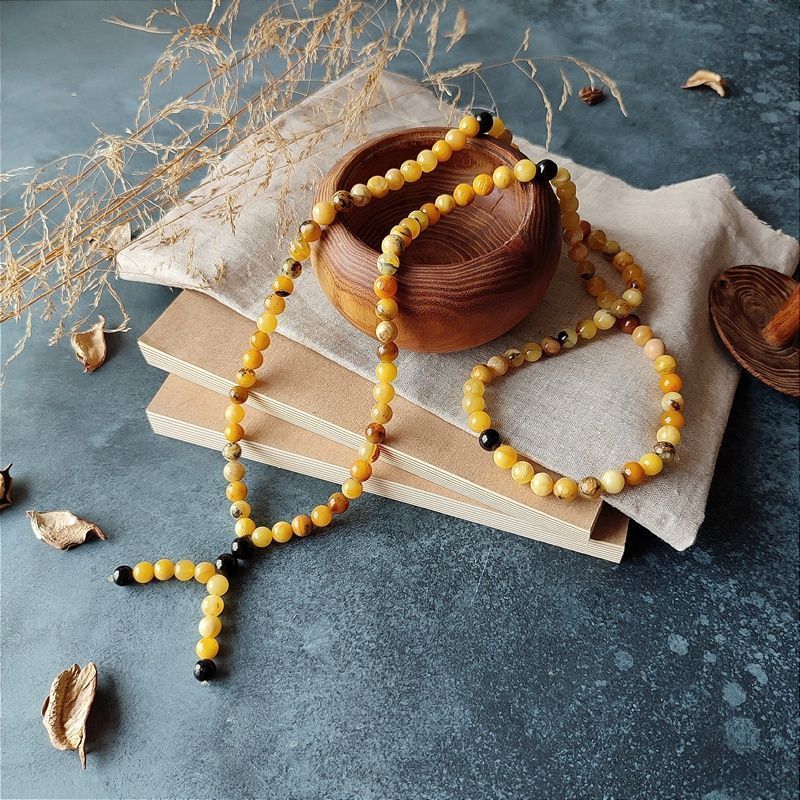 Четки будд. янтарь