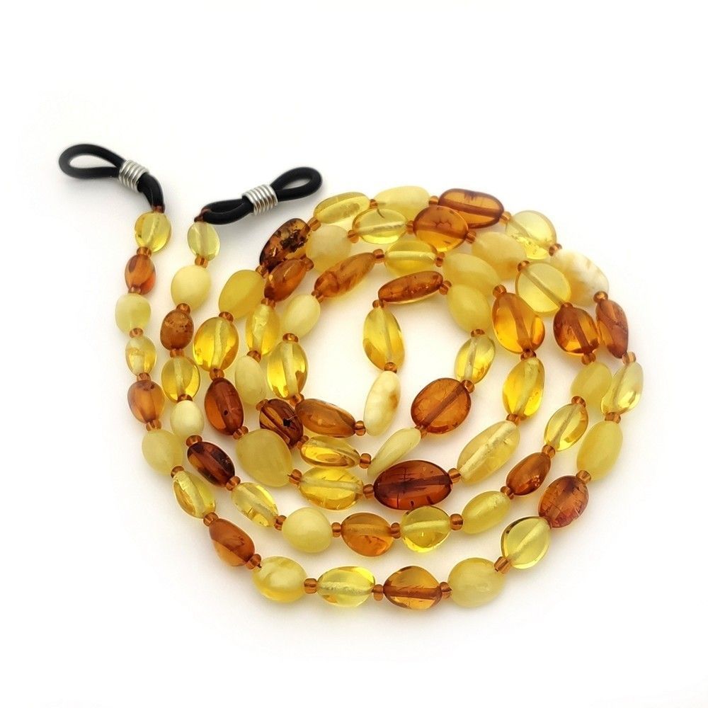 1,Шнурок для очков, янтарь