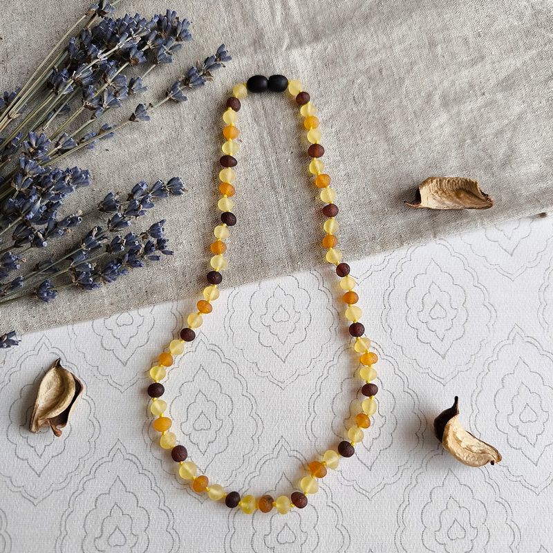 Чокер "Мятый шар" Янтарь