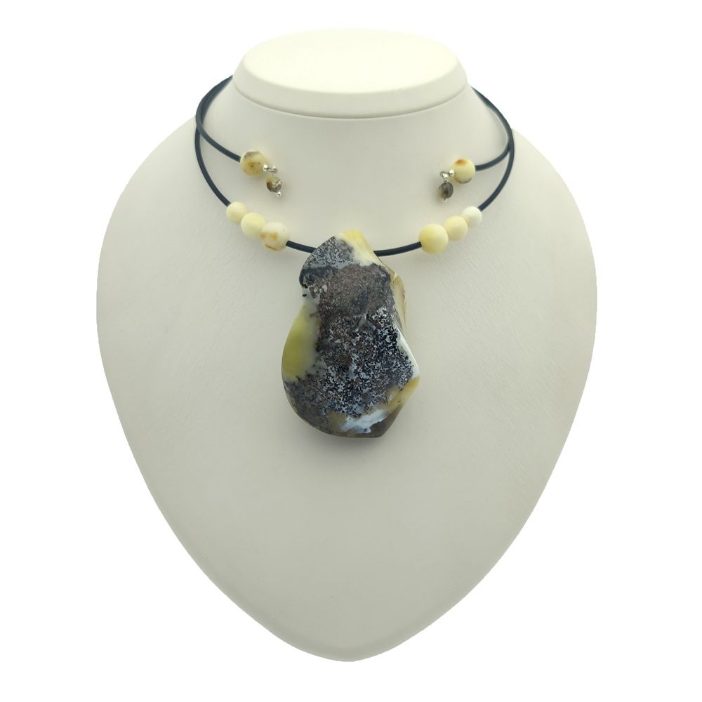 Колье "Ева" янтарь