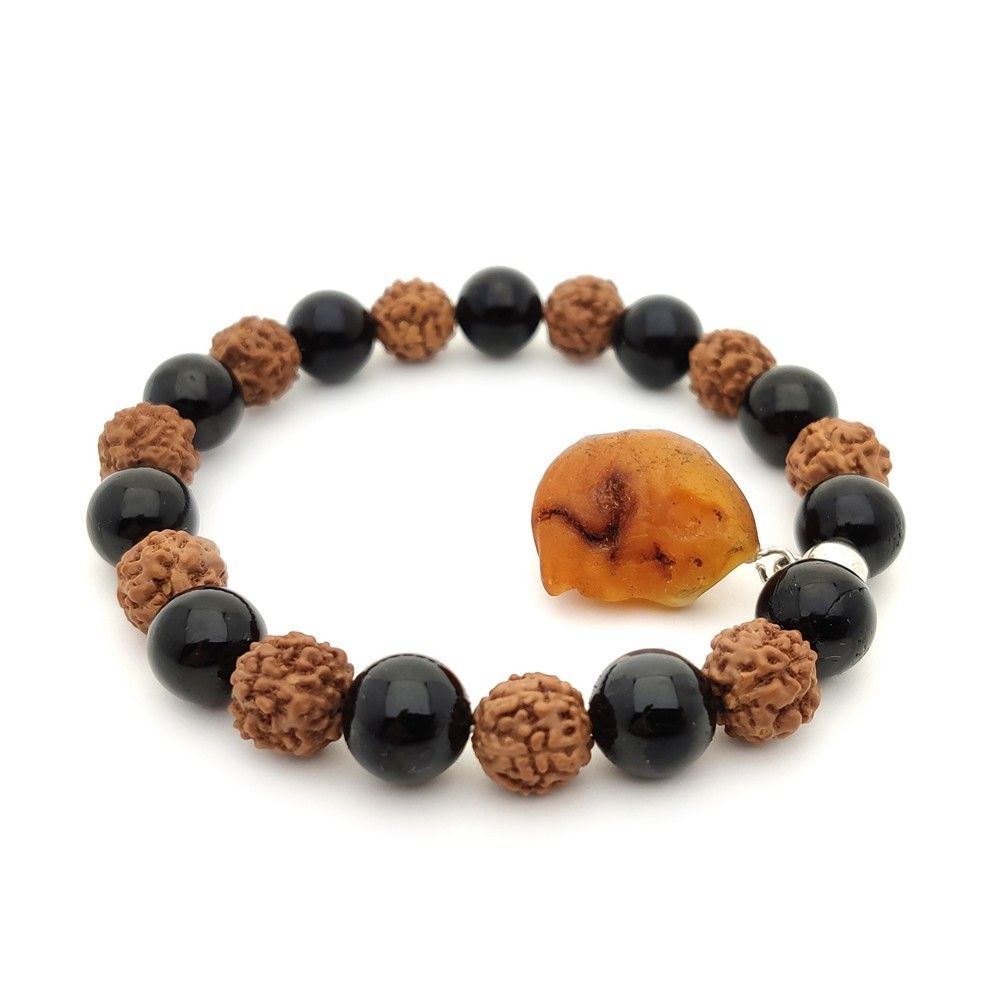 Браслет "Шар" янтарь
