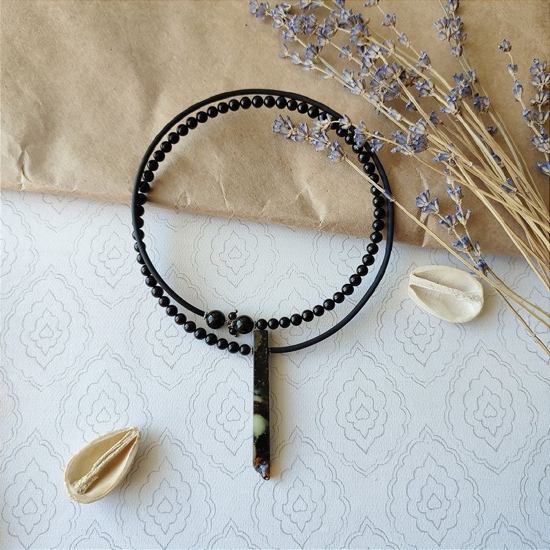 Колье "Италия" Янтарь