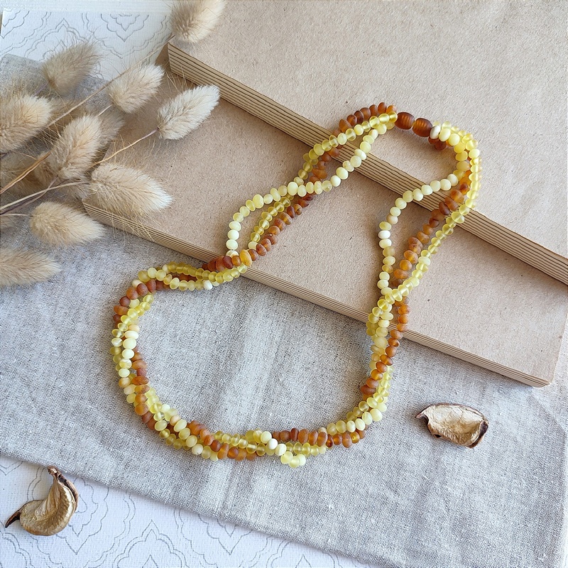 Бусы "Радость" из янтаря