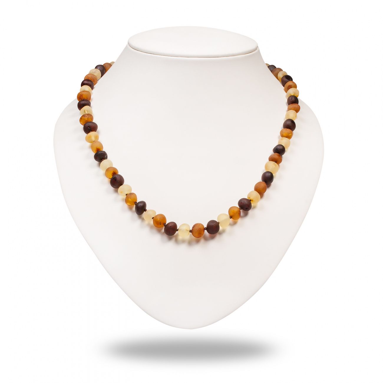 Бусы "Горошек" из янтаря