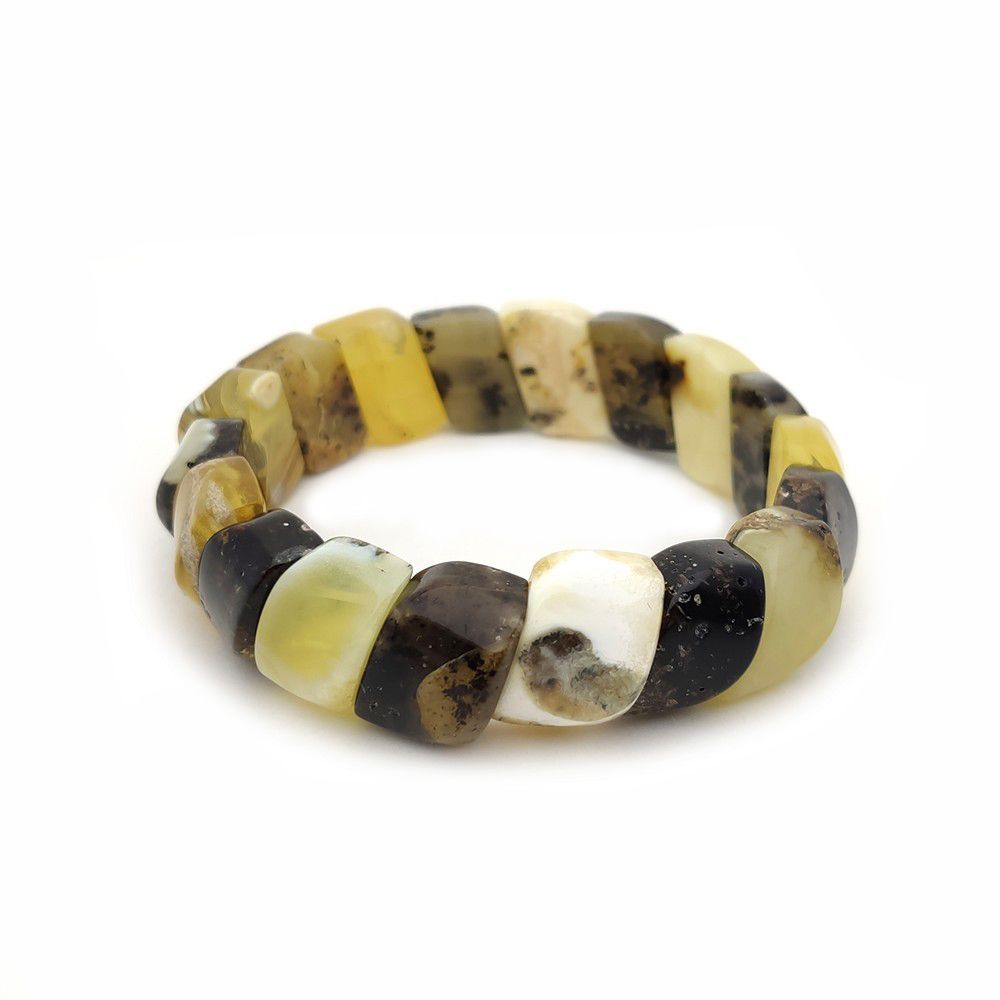 Браслет "Змейка" Янтарь