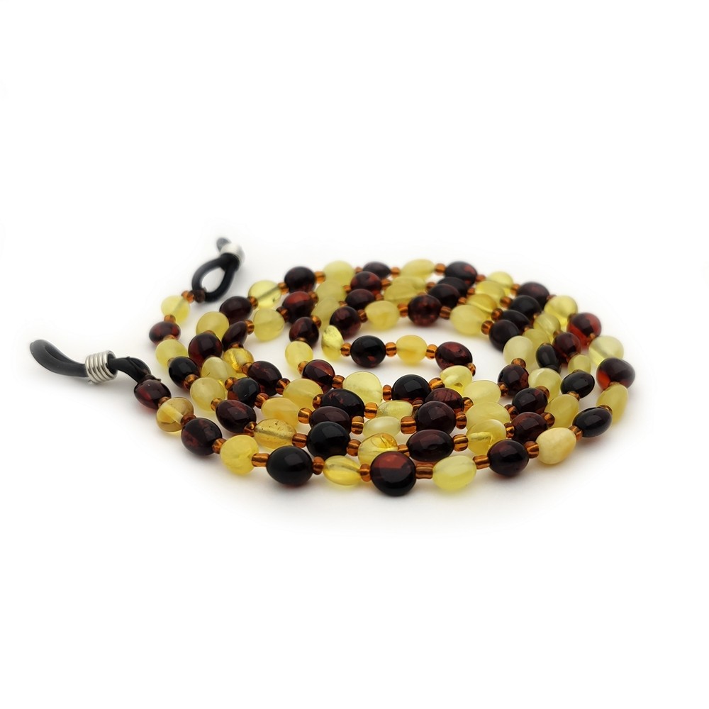 Шнурок для очков, янтарь