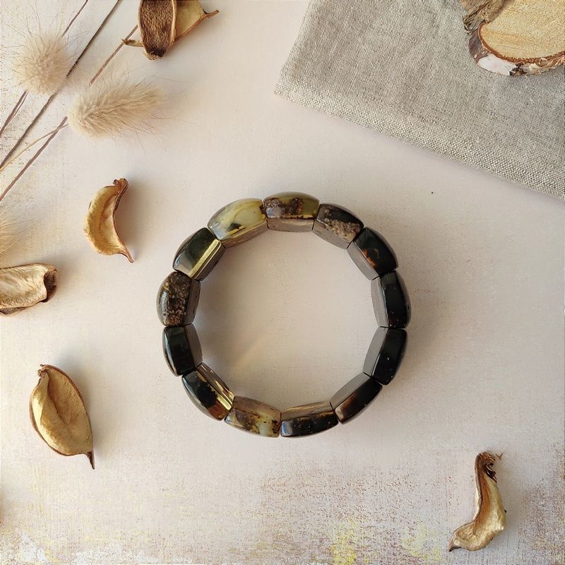 Браслет "Хлоя" янтарь