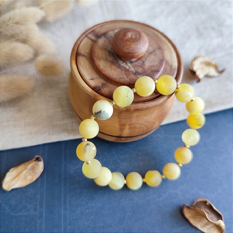 Браслет "Шар" янтарь