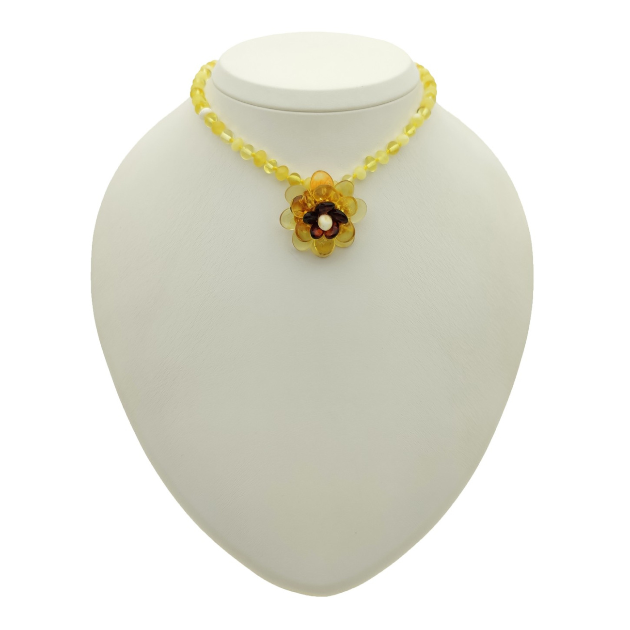 Бусы детские из янтаря