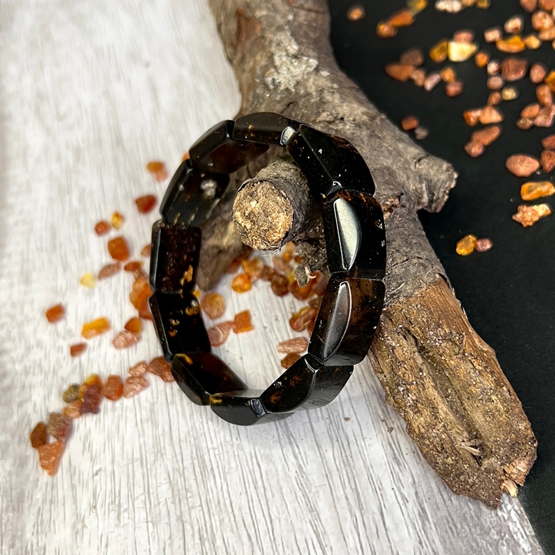 Браслет пласт. янтарь 3211119457 (2)