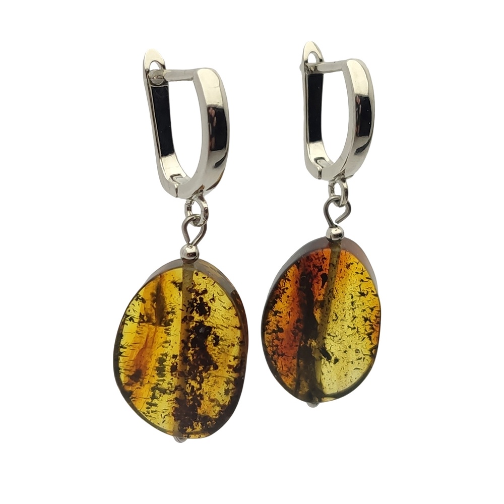 Серьги, Янтарь,ПСР 2203205146