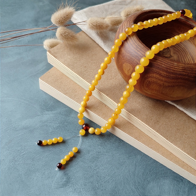 Четки буддийские янтарь