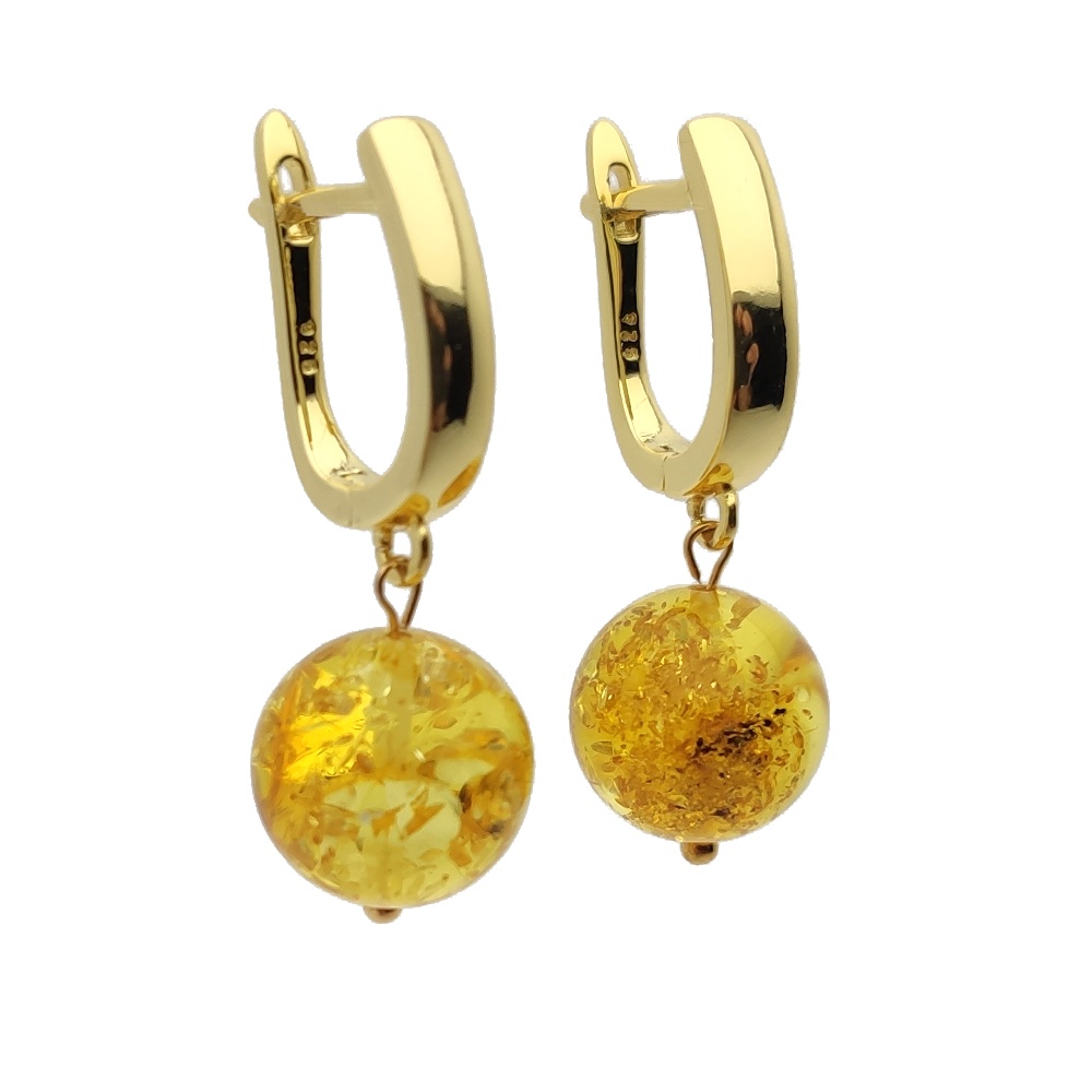 Серьги, Янтарь,ПСР 2404205365