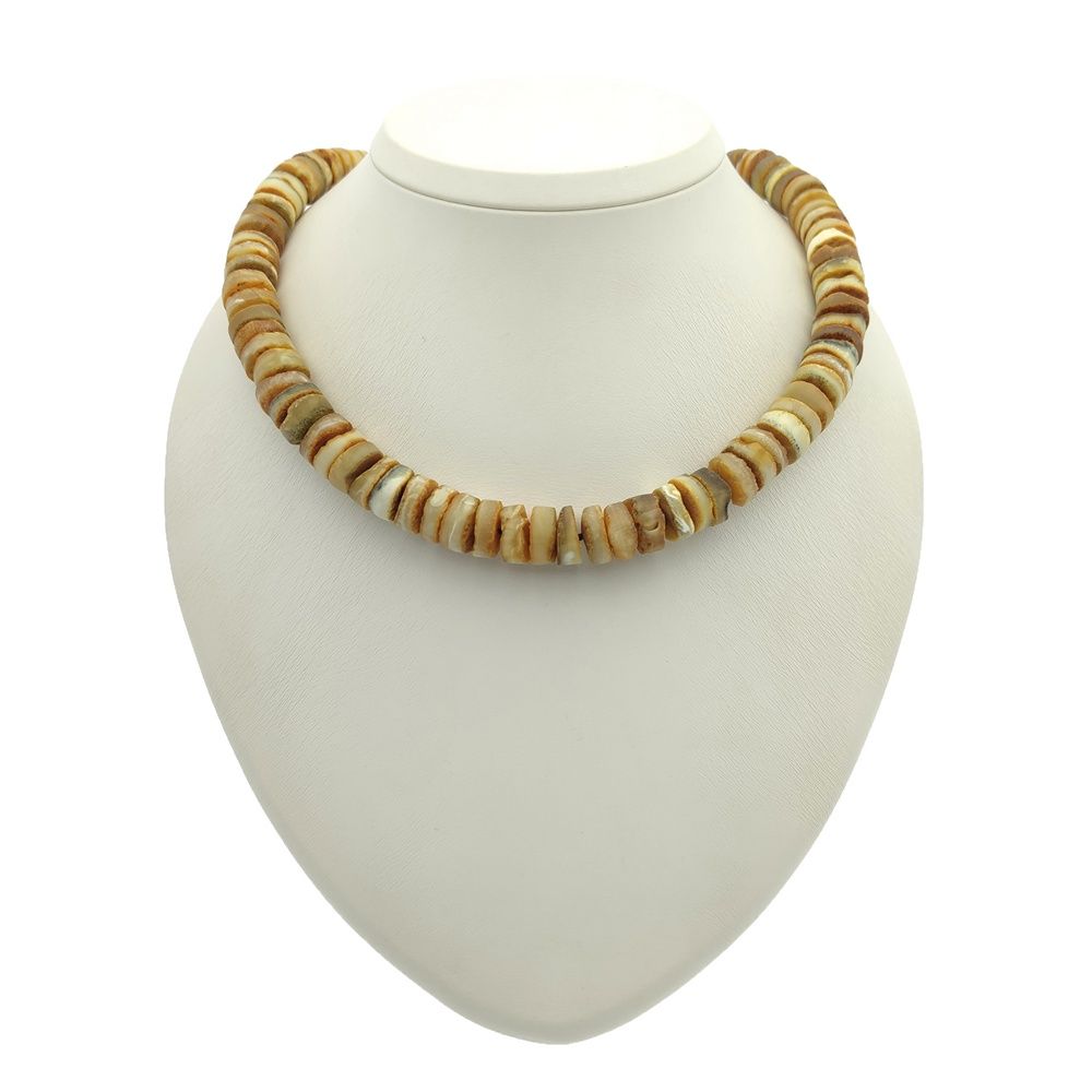 Бусы "Таблетка" из янтаря