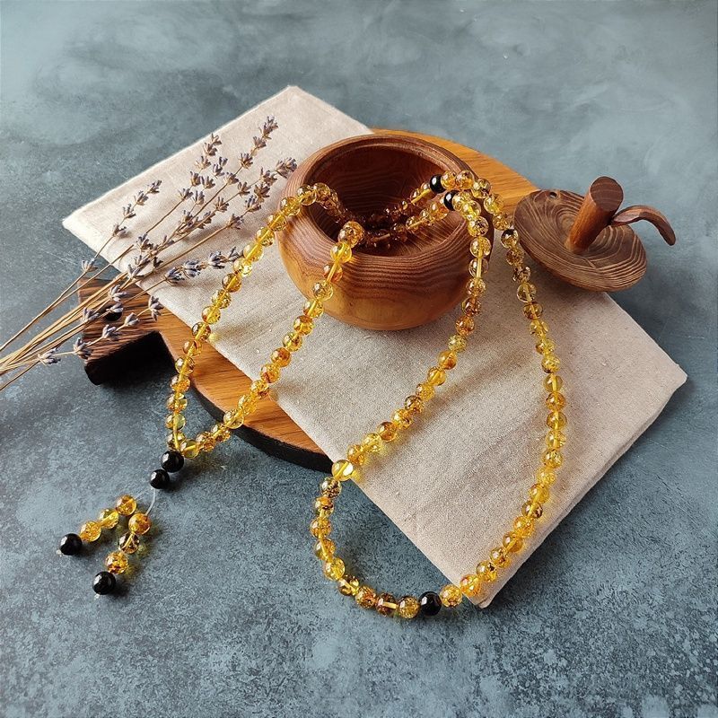 Четки буддийские янтарь