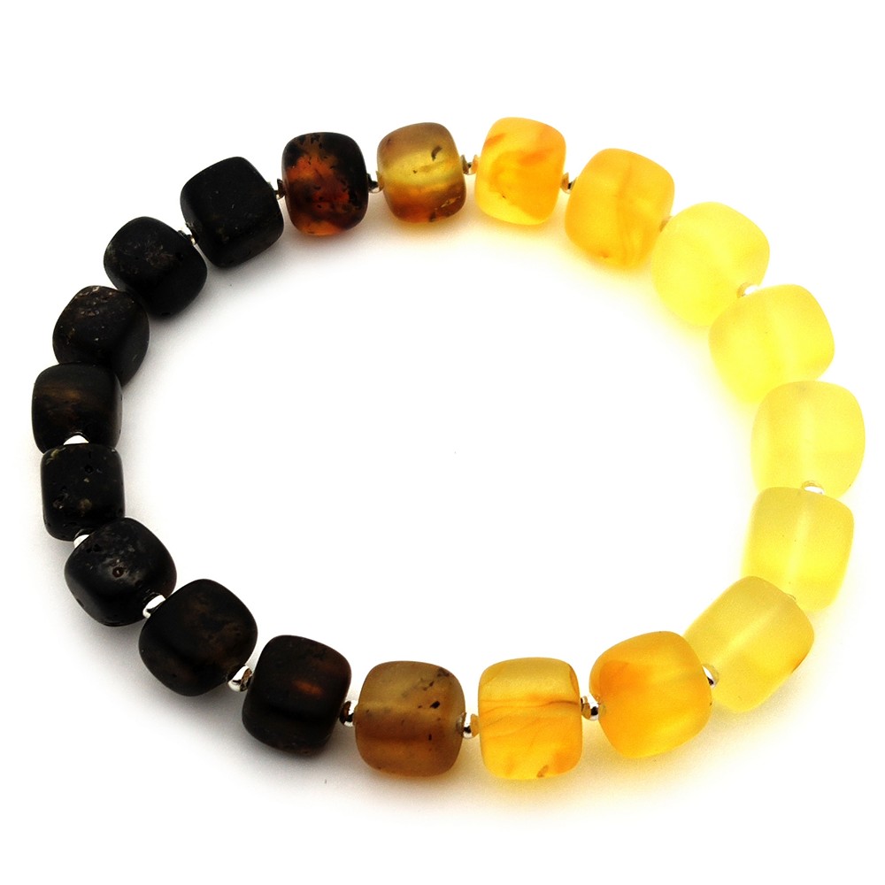 Браслет "Куб" янтарь