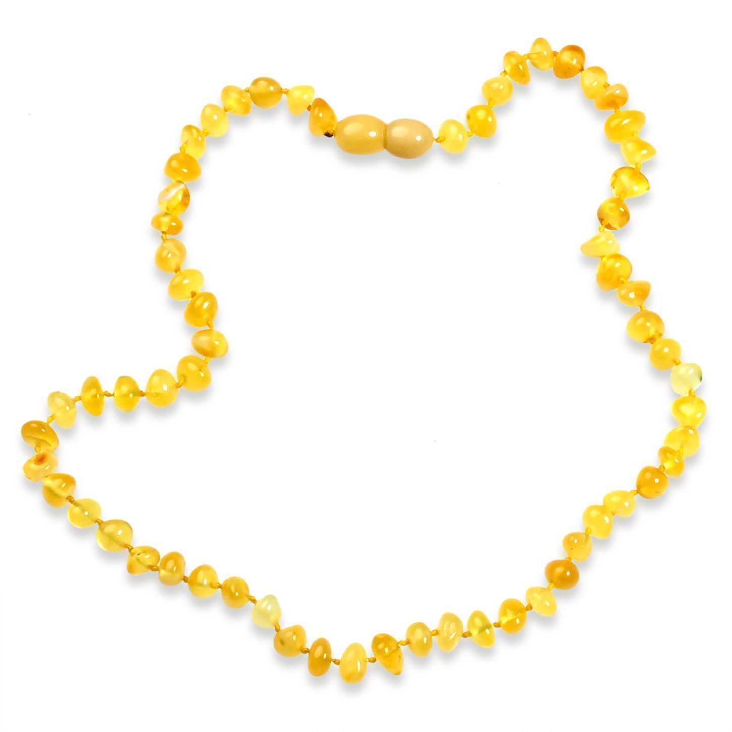 Бусы детские из янтаря