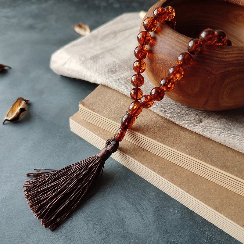 Четки мусульманские, Пресс янтарный