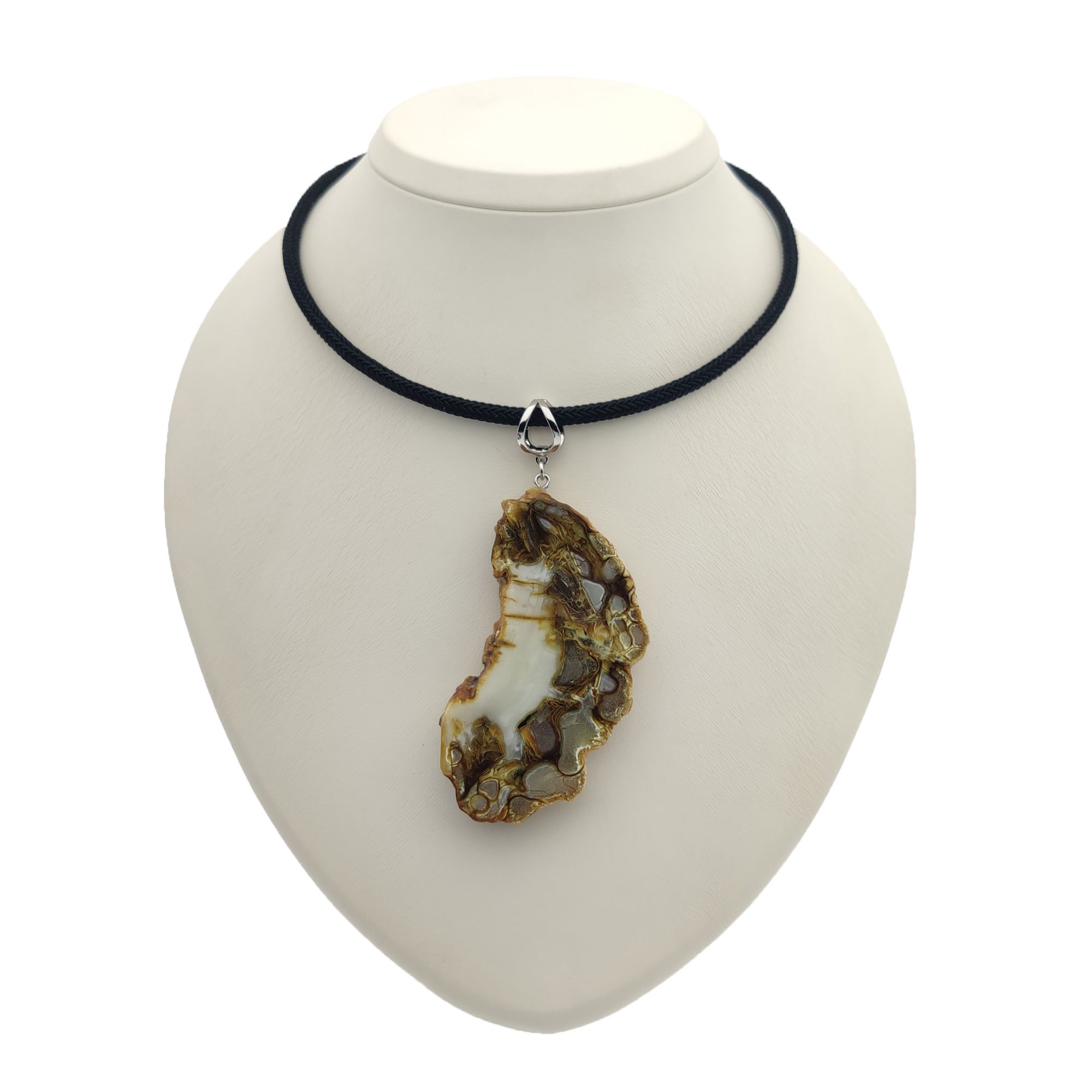 Колье авторское Янтарь