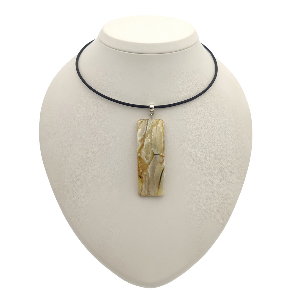 Колье "Геометрия" Янтарь