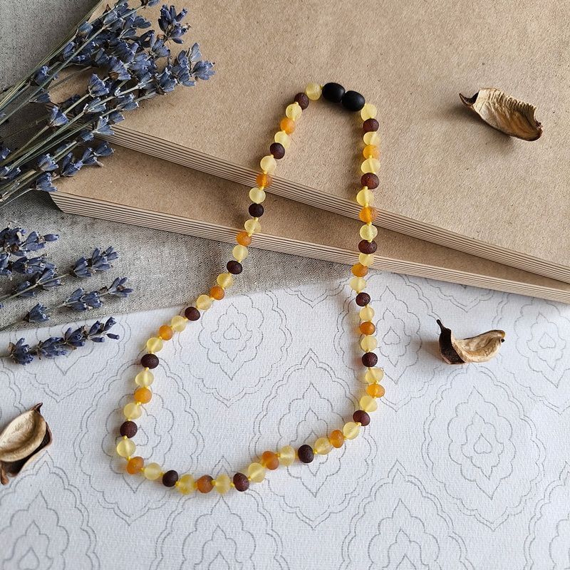 Чокер "Мятый шар" Янтарь