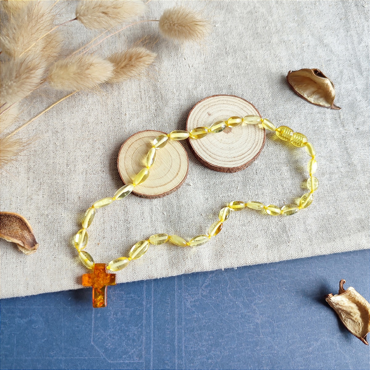 Бусы детские из янтаря 5403029935