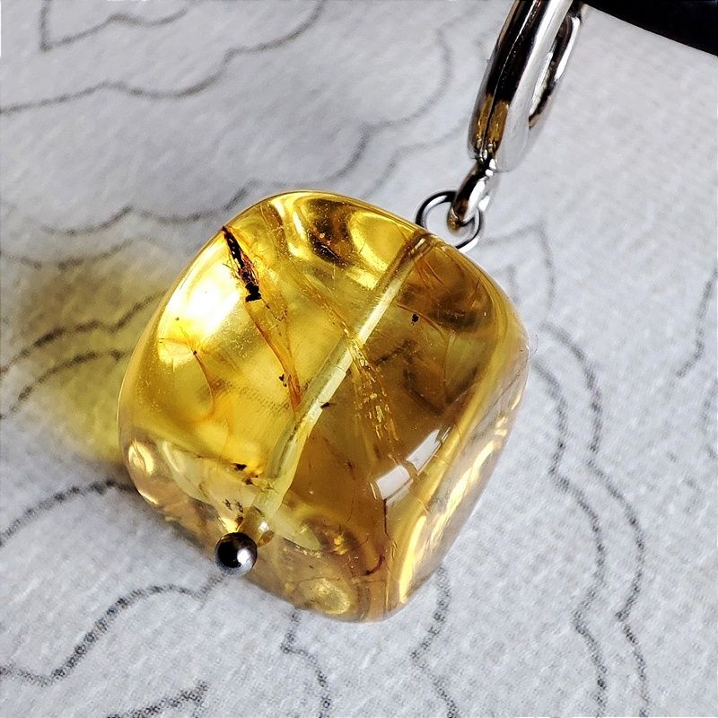 Колье Янтарь Инклюз