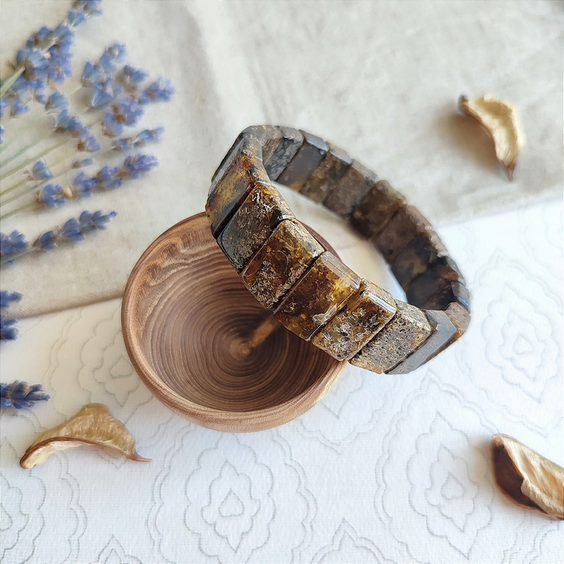 Браслет Муж. янтарь 3011119492 (2)