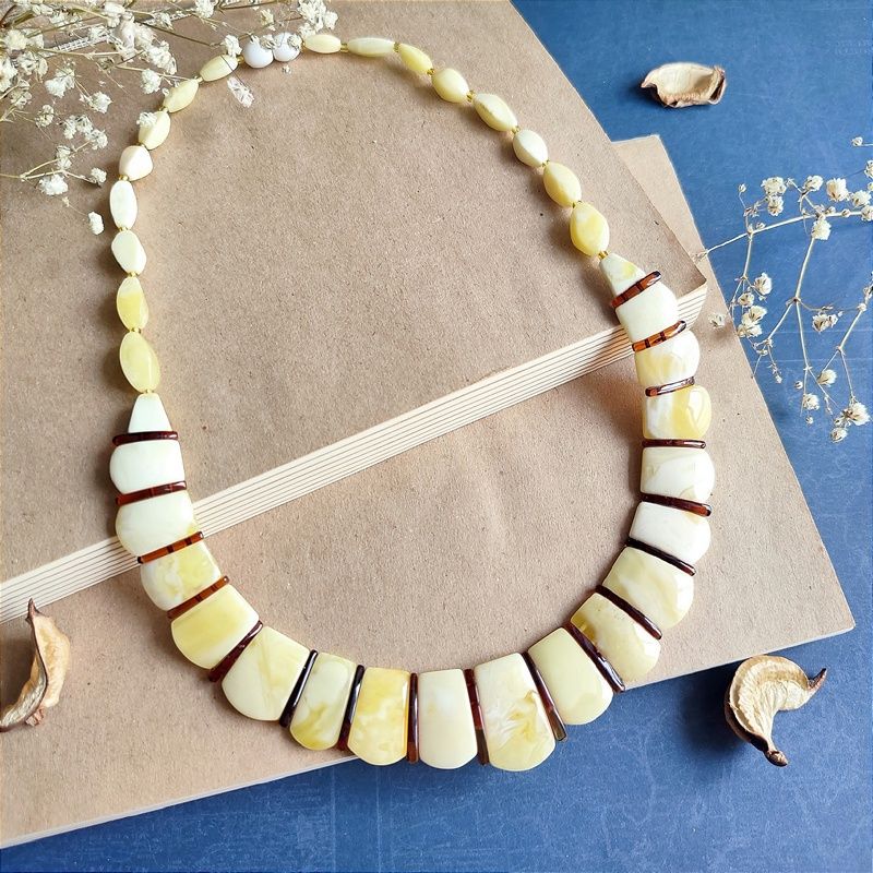 Колье "Нефертити" Янтарь